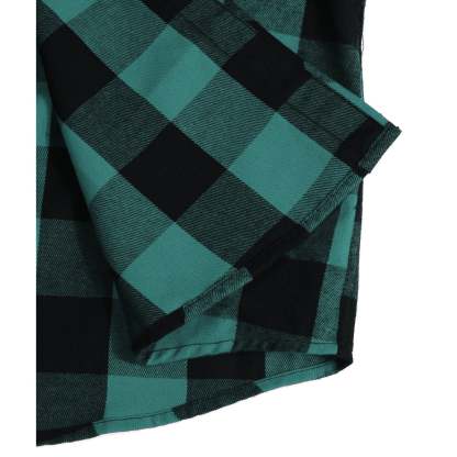 IGEEKWELL Men's Flannel Cotton Long Sleeve Casual Button Down Fleece Shirts with 2 Pockets-CFMMX20000|Swisswell