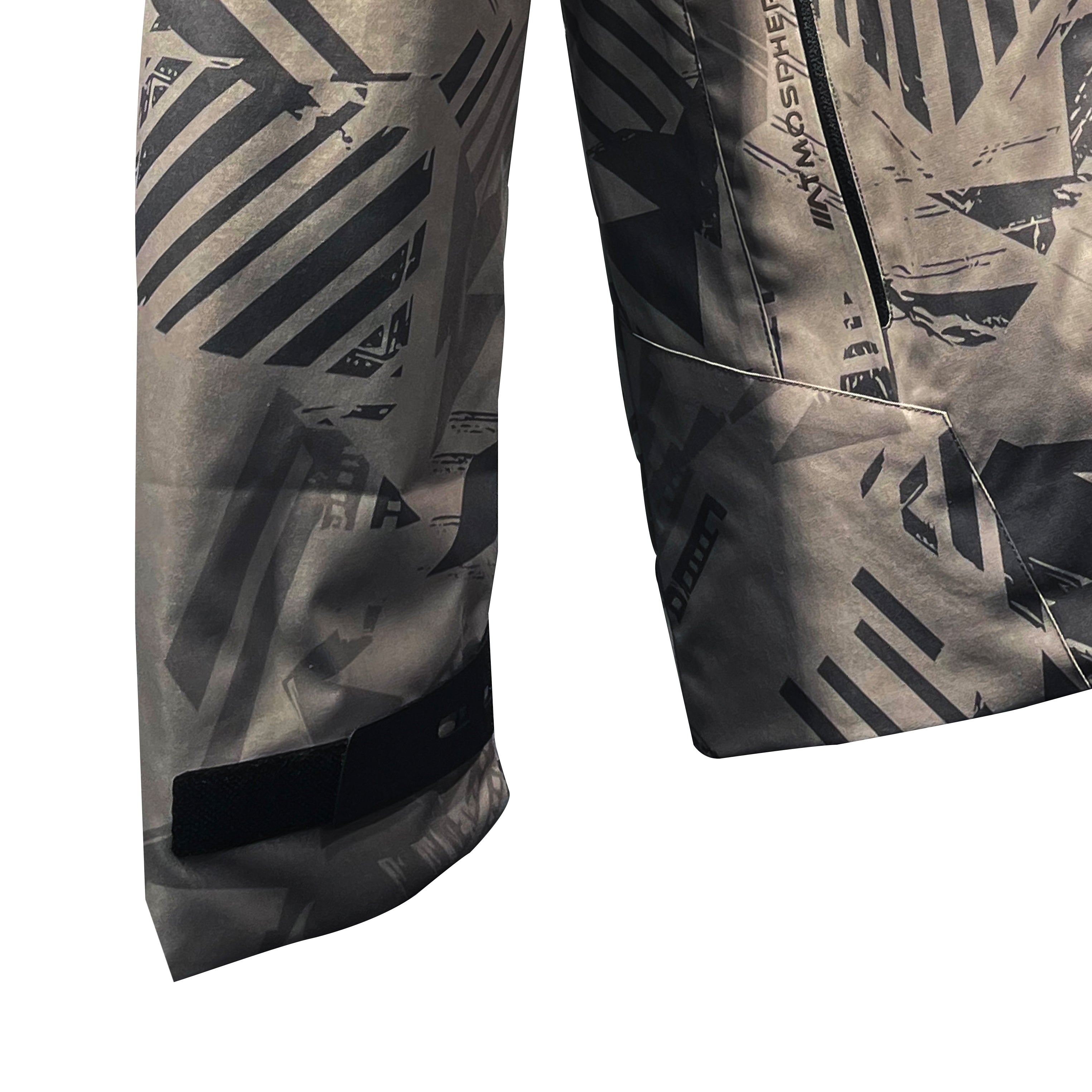 SWISSWELL Men's Seam-Sealed Overprint Hooded Waterproof skiing Jacket-SH-M-1123|Swisswell