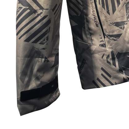 SWISSWELL Men's Seam-Sealed Overprint Hooded Waterproof skiing Jacket-SH-M-1123|Swisswell