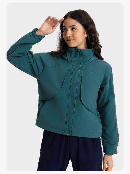 SWISSWELL Women Windproof Hooded Soft Shell Slim Fit Jacket DAW012|Swisswell