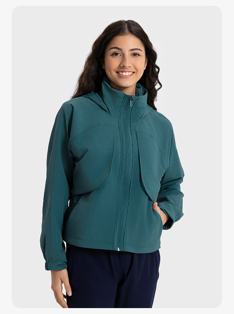 SWISSWELL Women Windproof Hooded Soft Shell Slim Fit Jacket DAW012|Swisswell