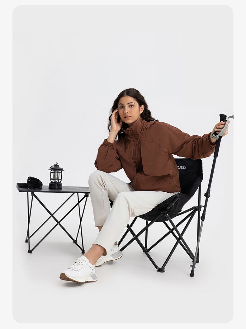 SWISSWELL Women Windproof Hooded Soft Shell Slim Fit Jacket DAW012|Swisswell