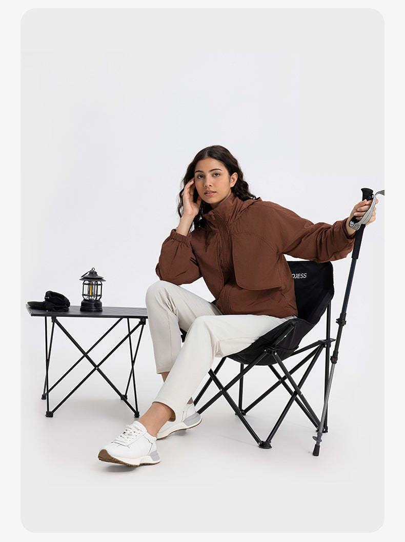 SWISSWELL Women Windproof Hooded Soft Shell Slim Fit Jacket DAW012|Swisswell