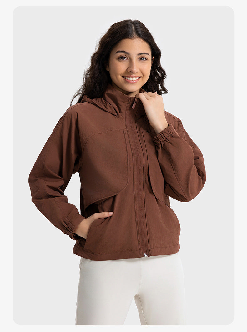 SWISSWELL Women Windproof Hooded Soft Shell Slim Fit Jacket DAW012|Swisswell