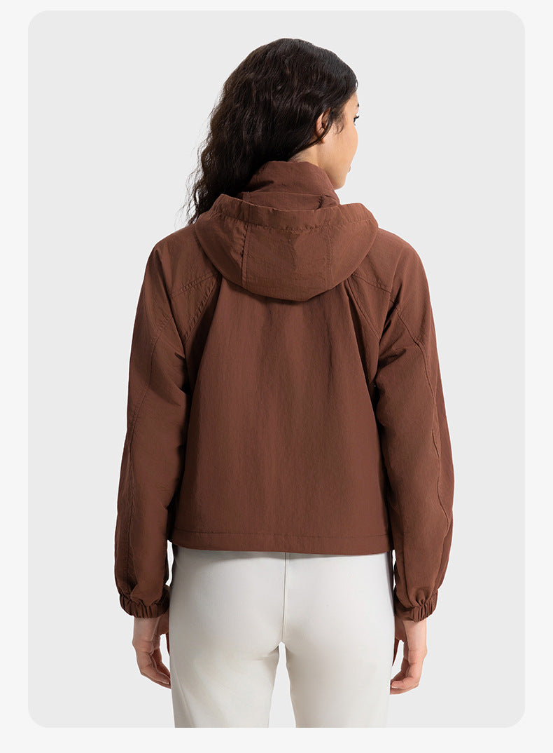 SWISSWELL Women Windproof Hooded Soft Shell Slim Fit Jacket DAW012|Swisswell