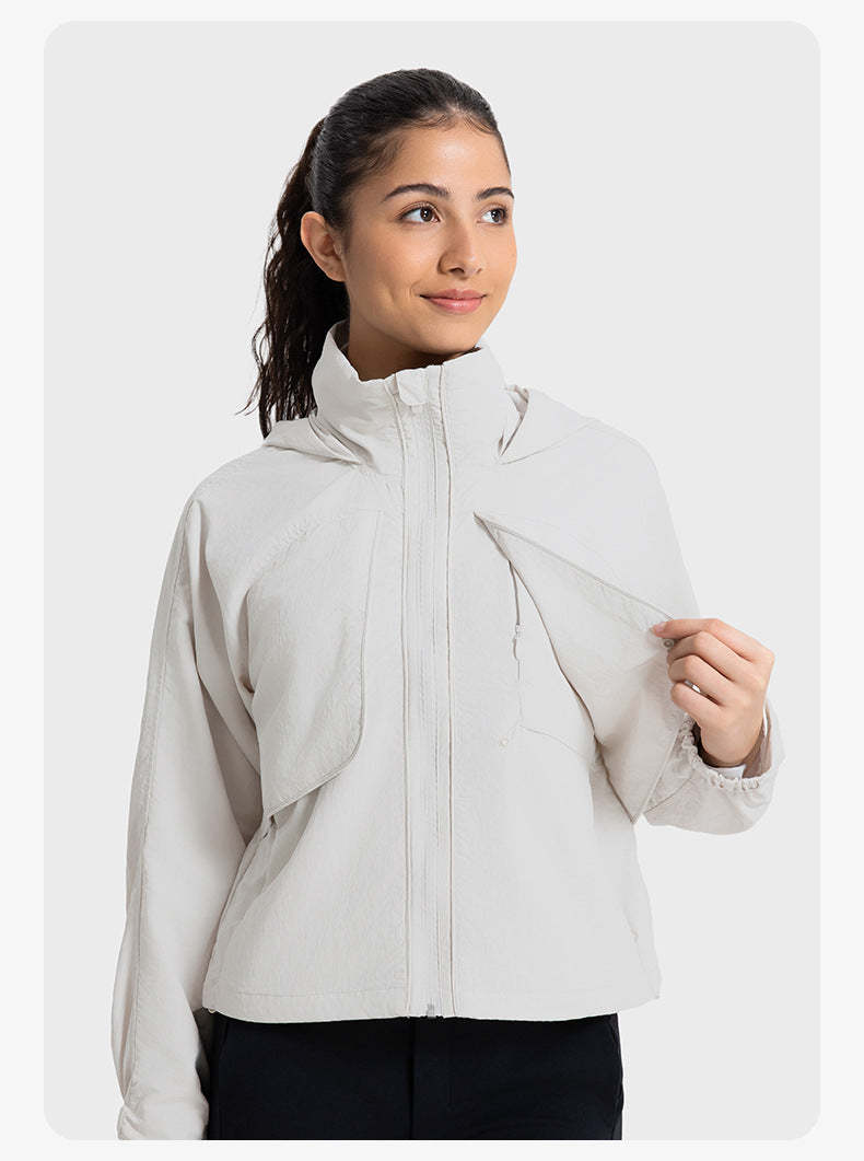 SWISSWELL Women Windproof Hooded Soft Shell Slim Fit Jacket DAW012|Swisswell