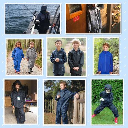 SWISSWELL Kids Rain Jacket Lightweight Hooded Raincoat -CUBRS03364|Swisswell