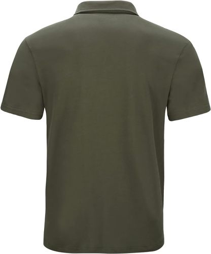 IGEEKWELL Men's Golf Regular Fit Polo Shirt Short Sleeve Double Pocket Summer Solid Tee Shirts-APOH700112|Swisswell