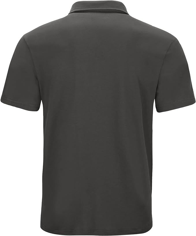 IGEEKWELL Men's Golf Regular Fit Polo Shirt Short Sleeve Double Pocket Summer Solid Tee Shirts-APOH700112|Swisswell