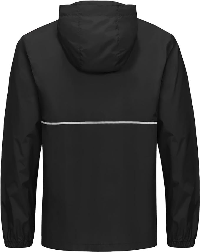 IGEEKWELL Men's Rain Hooded Jacket Golf Raincoat Waterproof Windbreaker-CUMRC03998|Swisswell