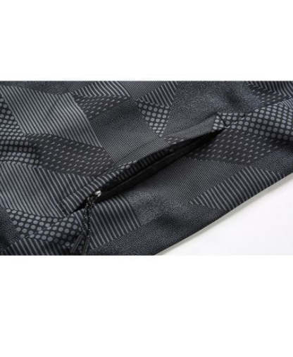 SWISSWELL Men's Striped Full Sports Waterproof Breathable Rain Jacket Windbreaker-ZPK010371|Swisswell