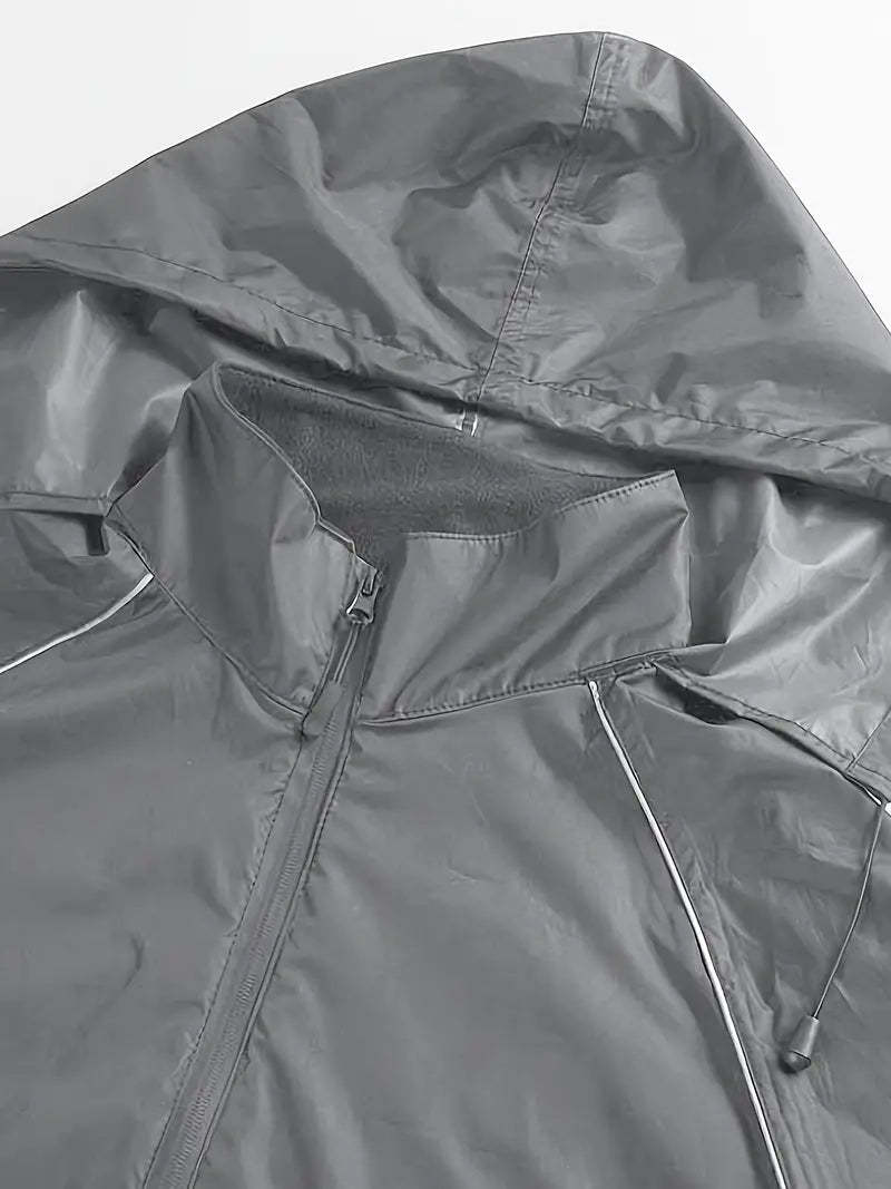 SWISSWELL Men's Windbreaker Rain Jacket Lightweight Hooded Raincoat -ZPK006301|Swisswell