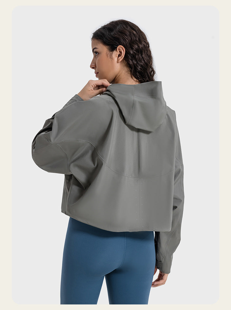 SWISSWELL Women Outdoor Sports Loose Casual Running Fitness Hooded Jacket DAW013|Swisswell