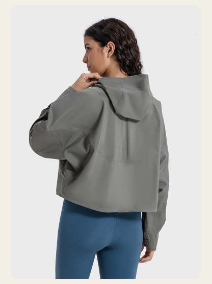 SWISSWELL Women Outdoor Sports Loose Casual Running Fitness Hooded Jacket DAW013|Swisswell