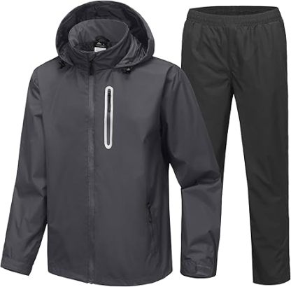 Men's Waterproof Lightweight  Outdoor Rainwear-TUMRS00209