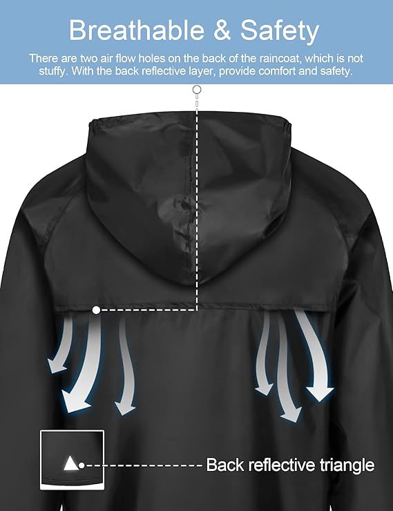 Men's Waterproof Breathable Rainsuit-CUMRS04403