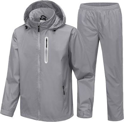 Men's Waterproof Lightweight  Outdoor Rainwear-TUMRS00209