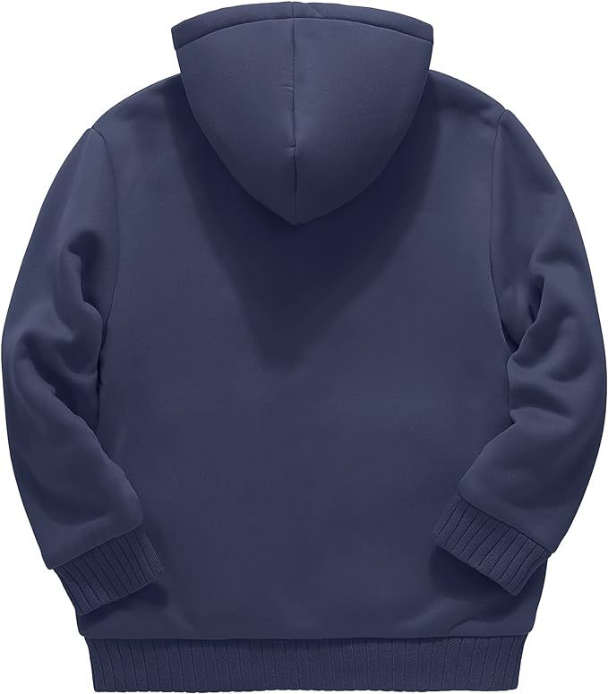 IGEEKWELL Men's Winter Hoodies Full Zip Up Fleece Sherpa Lined Heavyweight Jacket-ZITY0652|Swisswell
