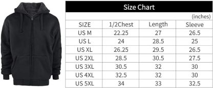 IGEEKWELL Men's Winter Hoodies Full Zip Up Fleece Sherpa Lined Heavyweight Jacket-ZITY0652|Swisswell