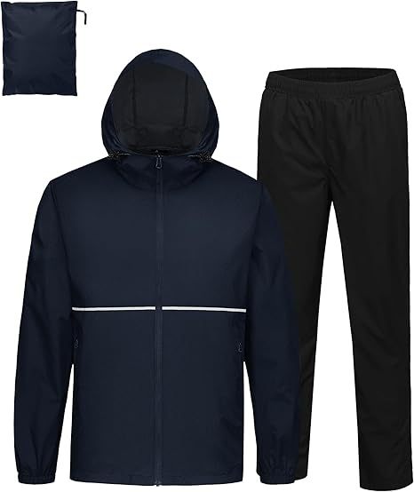 Men's Waterproof Breathable Packable Rainwear-CUMRS05414