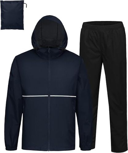 Men's Waterproof Breathable Packable Rainwear-CUMRS05414