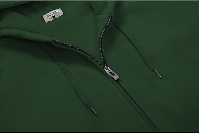 IGEEKWELL Men's Winter Hoodies Full Zip Up Fleece Sherpa Lined Heavyweight Jacket-ZITY0652|Swisswell