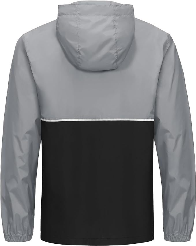 IGEEKWELL Men's Rain Hooded Jacket Golf Raincoat Waterproof Windbreaker-CUMRC03998|Swisswell