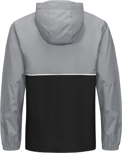 IGEEKWELL Men's Rain Hooded Jacket Golf Raincoat Waterproof Windbreaker-CUMRC03998|Swisswell