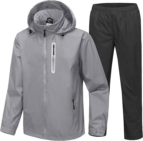 Men's Waterproof Lightweight  Outdoor Rainwear-TUMRS00209