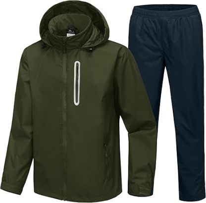 Men's Waterproof Lightweight  Outdoor Rainwear-TUMRS00209