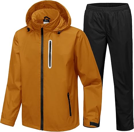 Men's Waterproof Lightweight  Outdoor Rainwear-TUMRS00209