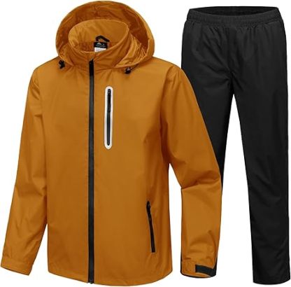 Men's Waterproof Lightweight  Outdoor Rainwear-TUMRS00209