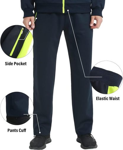 IGEEKWELL Men's Casual Track Suits Full Zip Hooded Sweatsuits Jogging Sports Tracksuit -CFMST00002|Swisswell