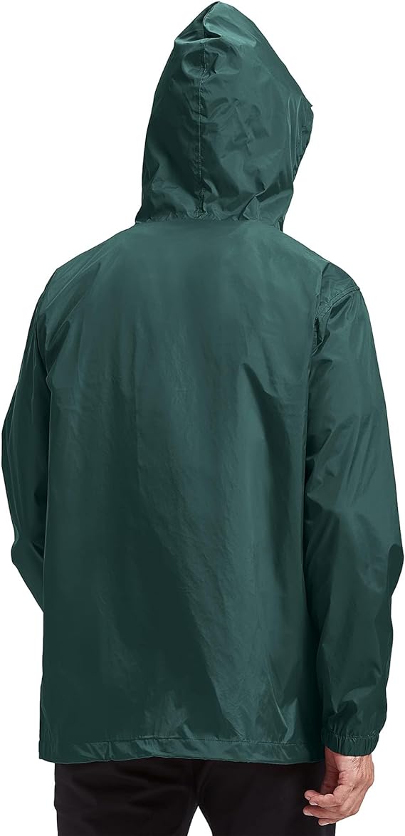 IGEEKWELL Men's Waterproof Lightweight Windbreaker Hooded Rain Jacket for Hiking-CFMNY00001|Swisswell