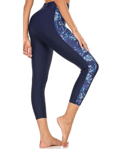 IGEEKWELL Women's Surfing Leggings Swimming Tights Rash Guard Water Wetsuit-CUWSL02643|Swisswell