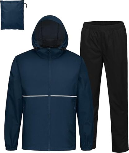 Men's Waterproof Breathable Packable Rainwear-CUMRS05414