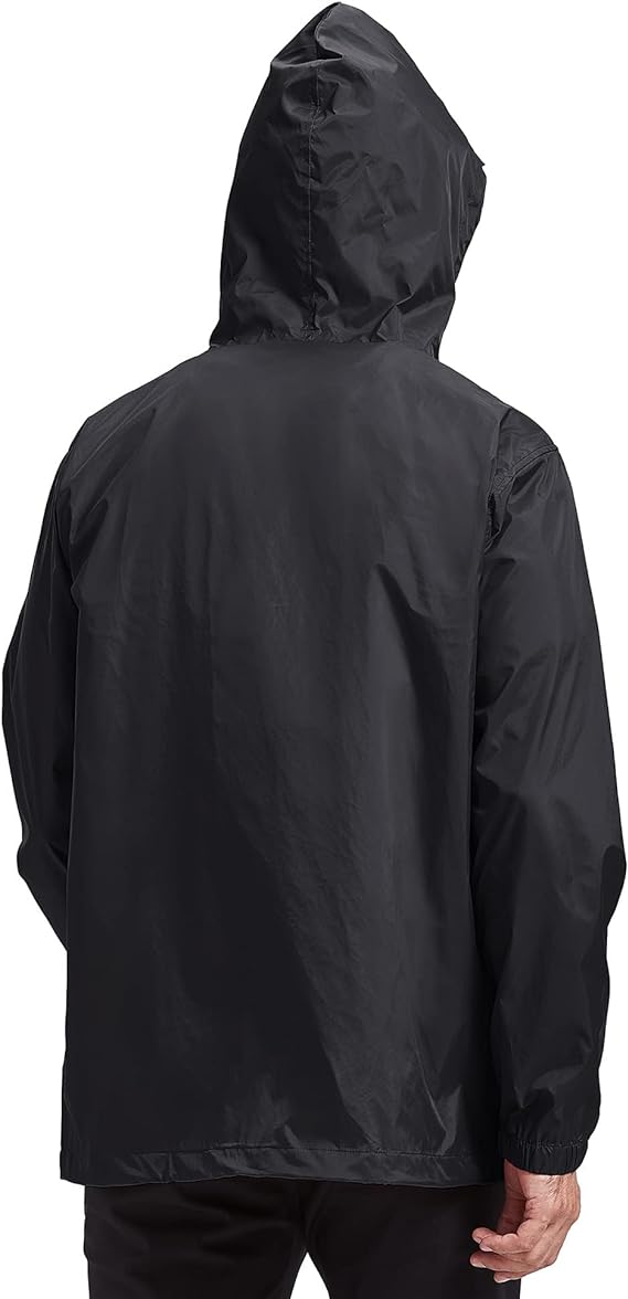 IGEEKWELL Men's Waterproof Lightweight Windbreaker Hooded Rain Jacket for Hiking-CFMNY00001|Swisswell