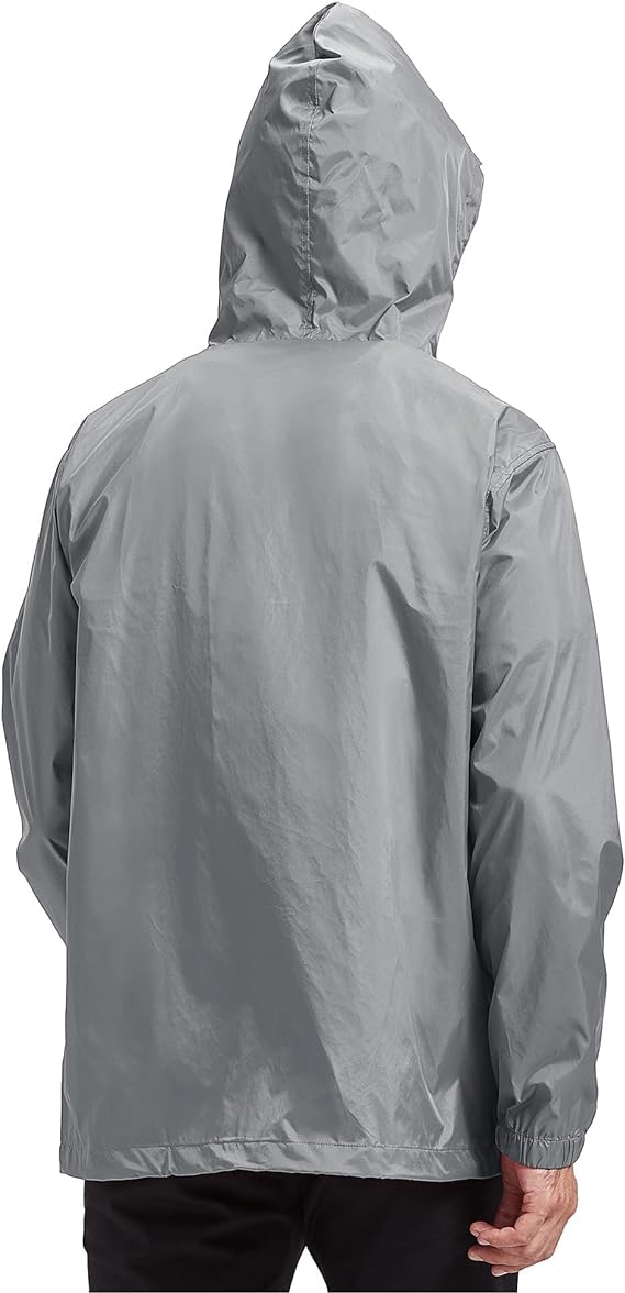 IGEEKWELL Men's Waterproof Lightweight Windbreaker Hooded Rain Jacket for Hiking-CFMNY00001|Swisswell