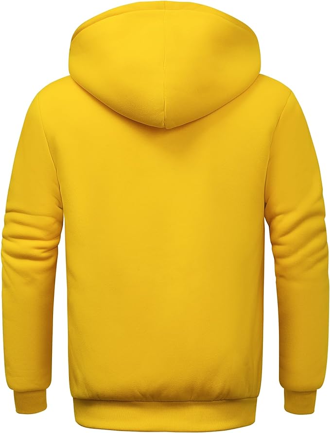 IGEEKWELL Men's Winter Hoodies Full Zip Up Fleece Sherpa Lined Heavyweight Jacket-ZITY0652|Swisswell