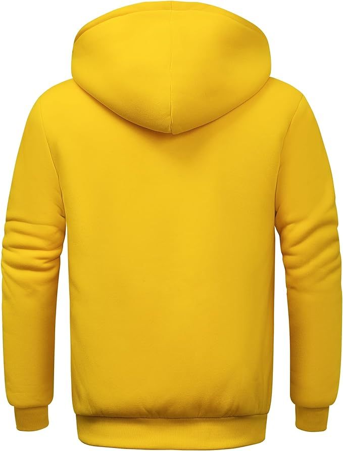 IGEEKWELL Men's Winter Hoodies Full Zip Up Fleece Sherpa Lined Heavyweight Jacket-ZITY0652|Swisswell