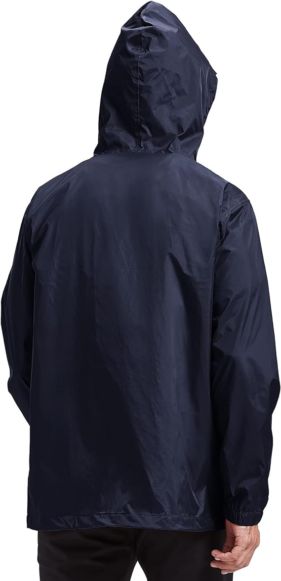 IGEEKWELL Men's Waterproof Lightweight Windbreaker Hooded Rain Jacket for Hiking-CFMNY00001|Swisswell