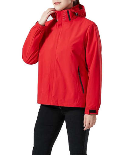 SWISSWELL Women's Thin Hooded Waterproof Hooded Climbing Fishing Sportswear Jackets-ZPK002539|Swisswell