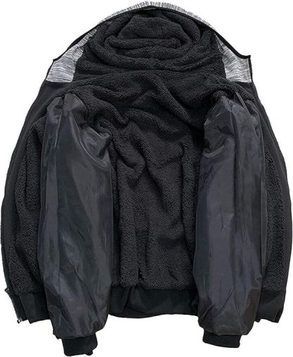 IGEEKWELL Men's Zip Up Hoodie Jacket Thermal Hooded Fleece Sweatshirt-AHDC100025|Swisswell