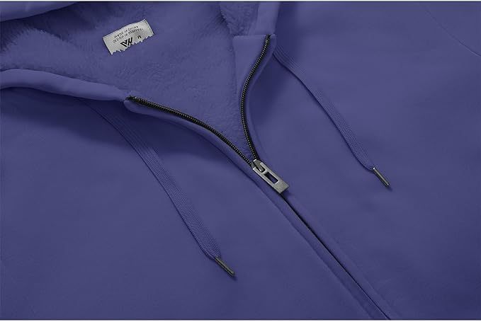 IGEEKWELL Men's Winter Hoodies Full Zip Up Fleece Sherpa Lined Heavyweight Jacket-ZITY0652|Swisswell