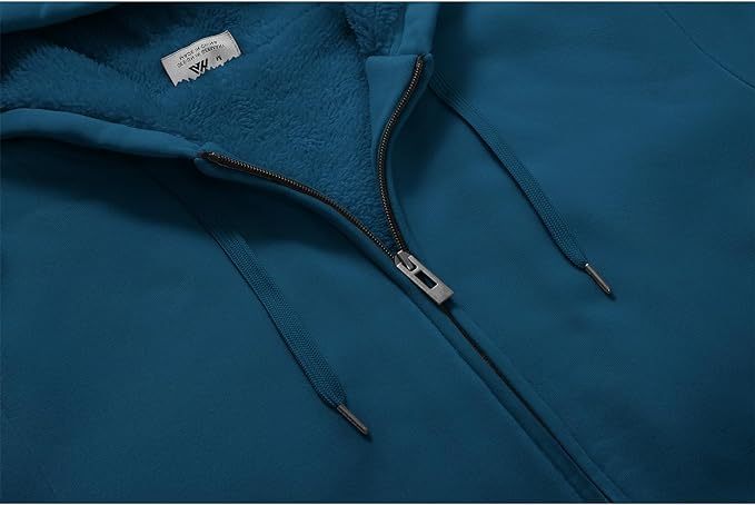 IGEEKWELL Men's Winter Hoodies Full Zip Up Fleece Sherpa Lined Heavyweight Jacket-ZITY0652|Swisswell