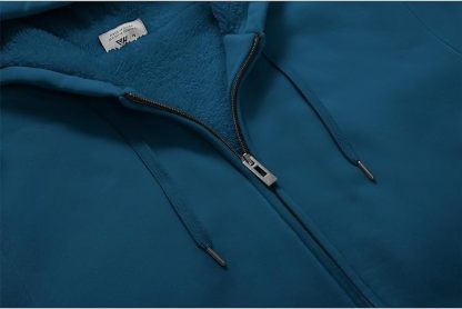 IGEEKWELL Men's Winter Hoodies Full Zip Up Fleece Sherpa Lined Heavyweight Jacket-ZITY0652|Swisswell