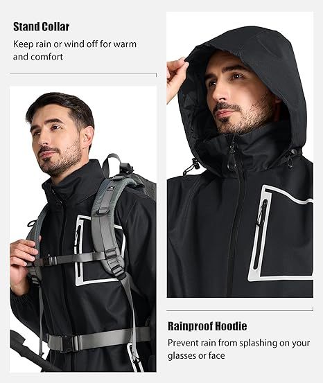 Men's Waterproof Rain Gear Outdoor Rainwear-CUMRS03412