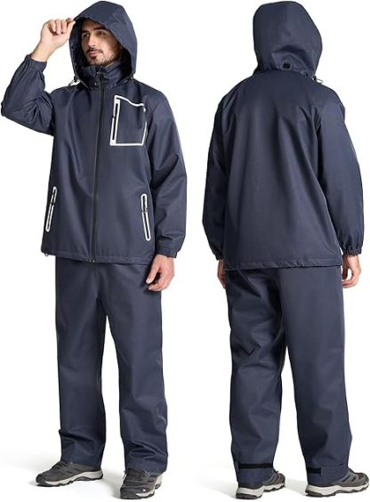 Men's Waterproof Rain Gear Outdoor Rainwear-CUMRS03412