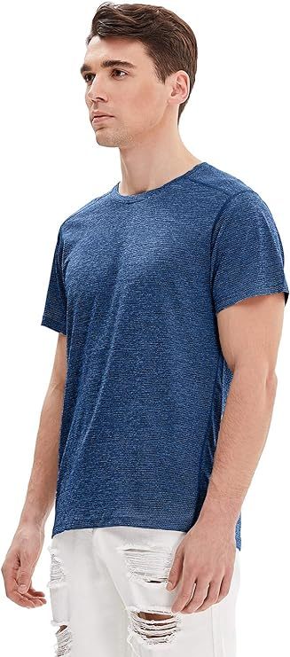 IGEEKWELL Men's Athletic Workout Shirts Sports Short Sleeve Tee Running Fishing T-Shirt -ATSC100020|Swisswell