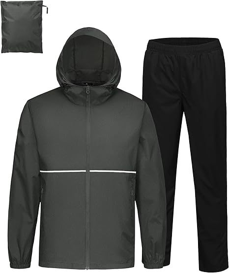 Men's Waterproof Breathable Packable Rainwear-CUMRS05414